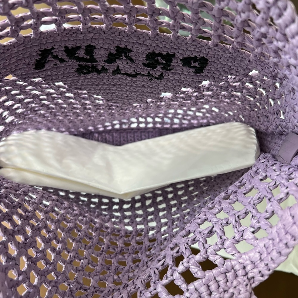 ❌❌SOLD New Prada Raffia Crochet Tote - Picture 6 of 9